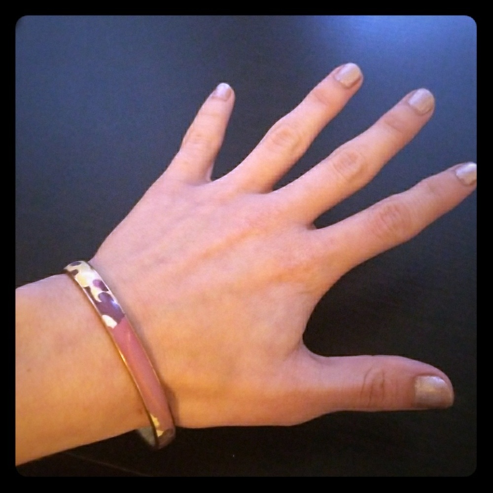 Pastel & gold J. Crew bangle bracelet